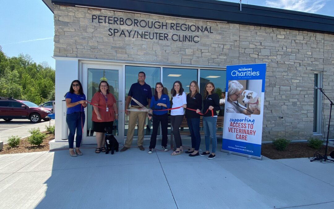 Official Ribbon-Cutting of the PetSmart Charities of Canada™ Peterborough Regional Spay/Neuter Clinic