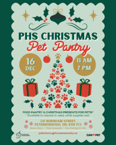 PHS Christmas Pet Pantry poster